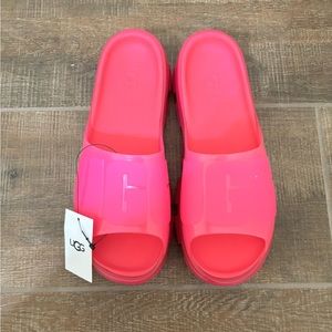 Ugg Pink Jelly Slides